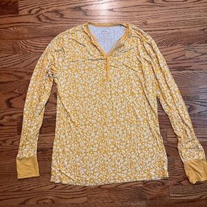 Little Sleepies Women’s Pajama Top – Golden Poppies – Size Small